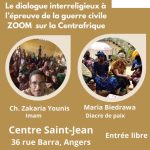 Conférence : le dialogue interreligieux à l'épreuve de la guerre civile<br>Zoom sur la Centrafrique